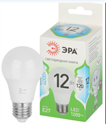 Лампа светодиодная  ЭРА LED GREEN LINE A60-12w-865-E27 GL E27 12 Вт груша яркий холодный свет Б0067129