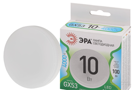 Лампа светодиодная  ЭРА LED GREEN LINE GX-10w-865-GX53 GL GX53 10 Вт холодный свет свет Б0067029