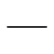 Полотна для ножовки по металлу 300х12мм БИБЕР односторонние закаленные (10шт/уп) 85612