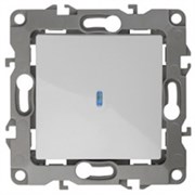 12-1102-01 ЭРА Выключатель с подсветкой,10АХ-250В, Эра12, белый Б0014633