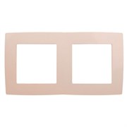 12-5002-02 ЭРА Рамка на 2 поста, Эра12, слоновая кость Б0014752