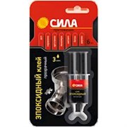 Клей эпоксидный  в шприце СИЛА 6 мл. SEBL-1-6 (12шт) Б0002922