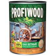 Лак PROFIWOOD яхтный алкидно/уретан. полумат. 2.4 кг/2,6л (6шт/уп)  62102