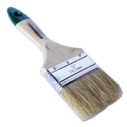 Кисть плоская   75мм нат. щетина  с дер. лак.ручкой SANTOOL Евро(12шт/уп)ЛКМ  010111-012-030 010111-012-030