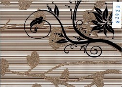 8292В D&B 45 см/8 м цветы на золотом фоне 00010006203