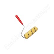 Валик 225 мм полиамид d 48 бюгель 6мм ворс 15мм  пласт. красная ручка SANTOOL (60шт/уп)ЛКМ 010203-225