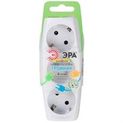 Тройник ЭРА 3гн с/з со шторками (белый) SP-3е-W C0045529