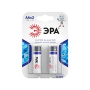 Элемент питания ЭРА LR06-2BL SUPER Alkaline (АА, пальчиковые) (2шт/уп) C0038452