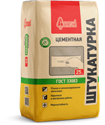Штукатурка цементная 25кг Старатели (63шт/п) 3563