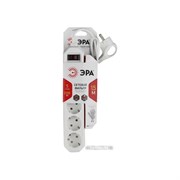 Сетевой фильтр USF-5es-3m-I  ЭРА (сл. кость) с/з 3x0,75мм2 с выкл, 5гн 3м Б0019035