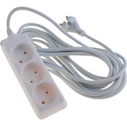 U-3-5m-2x1 без заземления 3 розетки 5м ПВС 2x1мм2 10А Удлинитель ЭРА Б0028356