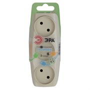 Тройник ЭРА 3гн б/з (сл.кость) SP-3-I Б0017018