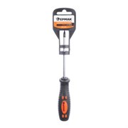 Отвертка РН1 5х100мм крестовая с прорезиненной ручкой (+) ЕРМАК 651-107