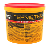 Герметик VGT для нар/внутр работ акриловый  белый (для монтажа шва)15кг 11266