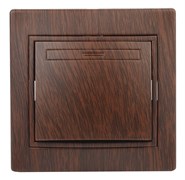 1-101-10 Intro Выключатель, 10АХ-250В, СУ, Plano, венге Б0053727