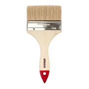Кисть плоская  100мм нат. щетина с дер. ручкой БИБЕР Эконом (12шт/уп) ЛКМ 31116 31116