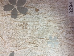 8294 D&B 45 см/8 м серые цветы на коричневом 00010011538