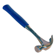 Молоток-гвоздодер 500гр SANTOOL цельнометалл. с обрезиненной ручкой  030802-001-680