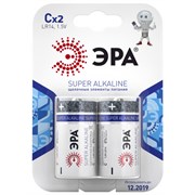 Элемент питания ЭРА LR14-2BL SUPER Alkalaine (2шт/уп)  C0038444