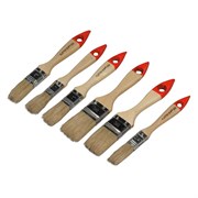 Кисть плоская   25мм нат. щетина синяя с  дер. ручкой ТРЕЙСИ Мастер(12шт/уп) ЛКМ 20113-125 20113-125