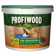 Лак PROFIWOOD антисептик для бань и саун полиакриловый с воском2,5кг/2,5л(4шт)  6494
