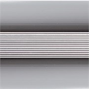 Стык 38мм 1,8 анодированный серебро глянец 00010001265