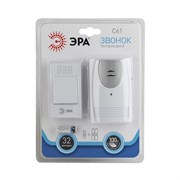 Звонок ЭРА C61 беспроводной (32 мелодии - полифония, динамик со светод индикатором) Б0018093