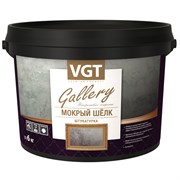Штукатурка фактурная VGT "Мокрый шелк" сереб-белая №1 1кг (6шт) 17736
