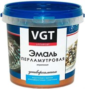 Эмаль ВД-АК-1179 универ.перлам. VGT Сереб.-бел. 1кг(6шт) 14163