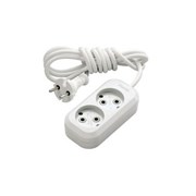 UX-2-1,5m без заземления 2 розетки 1,5м ШВВП 2x0,75мм2 6А Удлинитель ЭРА Б0038557