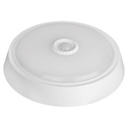 SPB-3-10-4K-MWS ЭРА светодиод. св-к 10Вт 4000К 800лм круг 155х35 белый с настр. датч. Под заказ Б0036414