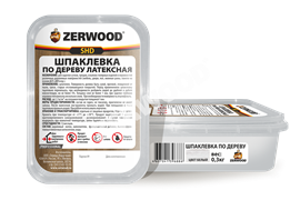 Шпатлевка по дереву ZERWOOD SHD БЕРЕЗА  0,6кг (12шт) 871698673