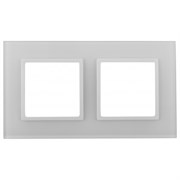 14-5102-01 ЭРА Рамка на 2 поста, стекло, Эра Elegance, белый+бел Под заказ Б0059168