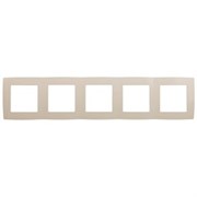 12-5005-02 ЭРА Рамка на 5 постов, Эра12, слоновая кость Б0014782