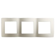 12-5003-15 ЭРА Рамка на 3 поста, Эра12, перламутр Б0019377