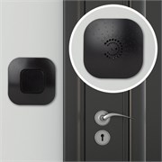 Звонок ЭРА BIONIC Black беспроводной (6 мелодий - Бим-Бам кнопка IP44) Б0054779