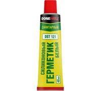 Герметик DONEWELL силиконовый санитарный белый 40мл (24шт) DST-121