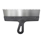 Шпатель 300мм,зубчатый зуб 8мм,нерж.сталь фасадный БИБЕР (10) 35233