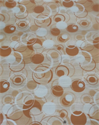 pn024 DEKORON 45 см/8 м витраж цветной	 круги белые коричневые																													 00104699