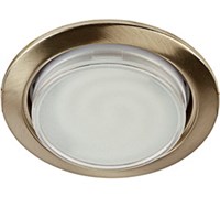 Светильник KL35 SB/1(к) ЭРА под лампу Gx53 220V 13W бронза																													 Б0048951