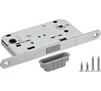 Защелка дверная,цвет-мат.хром магнитная RM1895 SC. RUCETTI 9014504