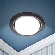 Светильник KL35 SBK(к) ЭРА под лампу Gx53 220V черный матовый (10шт/уп)																												 Б0055813