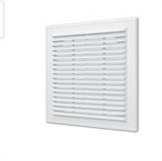 Решетка вентиляционная AR разъемная 209х209 пластик AURAMAX A2121R