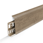 Плинтус напольный с кабель-каналами 70мм 