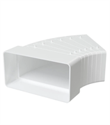 Колено КРП 55х110 разноугловое пластик ERA  511КРП