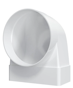 Переходник СКФП D100 90° 55х110 пластик ERA  511СК10ФП