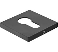 Накладка на евроцилиндр,цвет- черный на квадрат. основе RAP KH SLIM-S BL  Rucetti 9014623