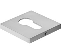 Накладка на евроцилиндр,цвет- мат.хром на квадрат. основе RAP KH SLIM-S SC  Rucetti 9014624