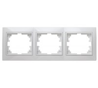 1-503-01 Intro Рамка на 3 поста гор., СУ, Plano, белый Б0027627