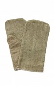 Рукавицы брезентовые пл.480гр 2-ой налад+п/н пл.  Б-02